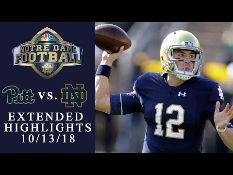 Video: Pittsburgh vs. Notre Dame I EXTENDED HIGHLIGHTS I 10/13/18 I NBC Sports