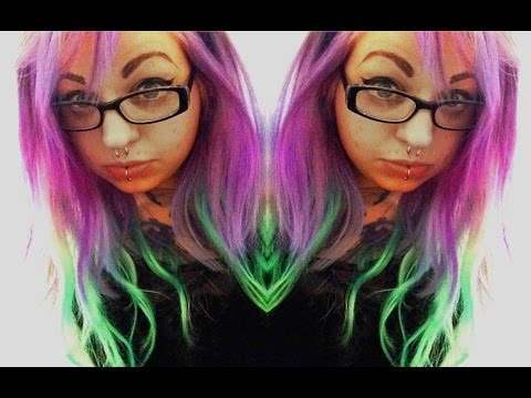 how to dye your hair light purple