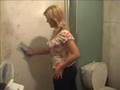 Fully Scrape The Wall While Farting Girl Fart