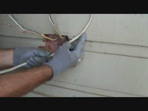 how to attach romex to studs
