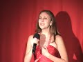 Tarah New singing \"Listen\" by Beyonce Knowles