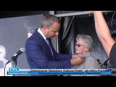 Click to View : Odznaczenie Zasłużony Kulturze Polski dla Haliny Popiołek Dobrzykowice 27 Sierpnia 2017 roku