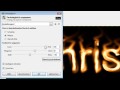 GIMP - Tutorial - Deutsch - Feuer - Schrift