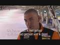 Blind speed skier indoor