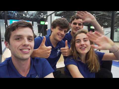 Roboter-Skelett, TU Delft, gewinnt ,Hindernisrennen