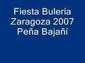 fiesta de la bulería  zaragoza  peña bajañí