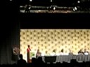 John DiMaggio (Bender from Futurama) singing the Super Chargers fight song during the San Diego Comic Con 08 Futurama panel