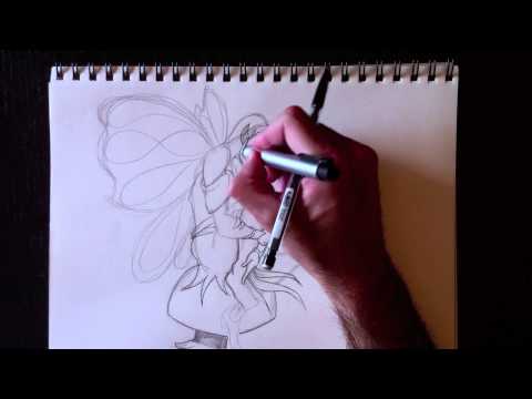 how to draw a fairy!
