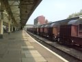 60025 passes newport with a steel rings train 60025 passes newport with a steel rings train