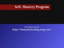 Humanity Healing Self-Mastery Program