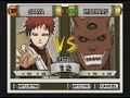 naruto ultimate ninja 3 gameplay: gaara