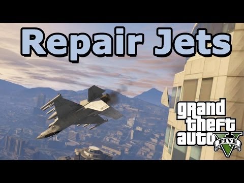 how to repair jet gta v