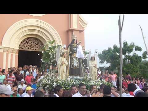 Puerto Colombia - Imagen que veneramos los porteños con gran devoción a nuestra santísima virgen María en la advocación del montármelo.