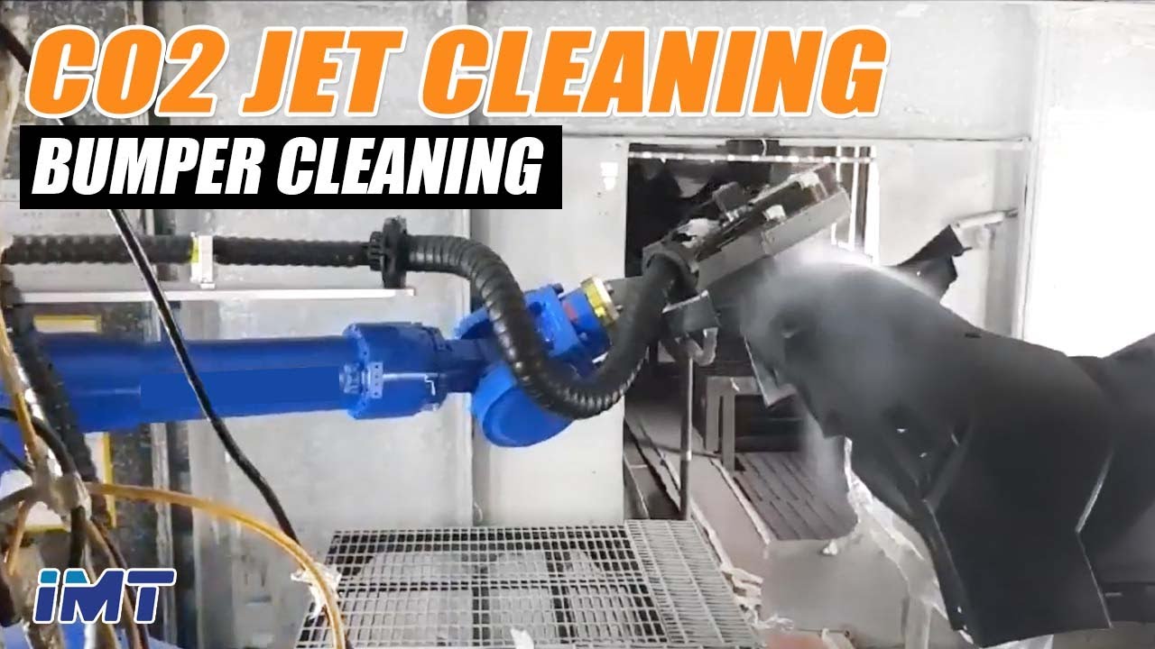 27. Car bumper cleaning(자동차 범퍼 세정) - IMT SM204 - Robot operation
