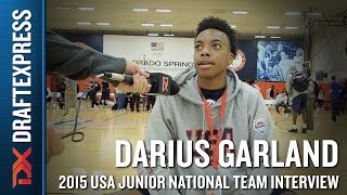 Darius Garland 2015 USA Basketball Mini-Camp Interview