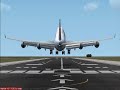 PMDG China Airlines Landing Schiphol 18R