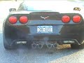 2007 ZO6 Idle and Takeoff with a Kooks Performance Package