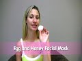 Egg White and Honey Facial Masque