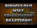 MW2 Trick Shots Reactions | MW2 Trickshot Montage