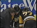 mario lemieux gets slashed in the throat