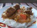 Légume d'aubergine et de chou (Haitian legume with eggplant and cabbage)