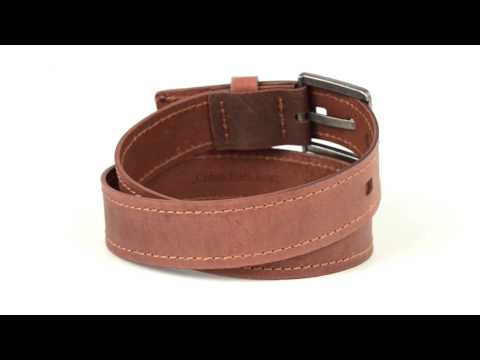 how to edge a leather belt