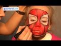 Maquiagem de Spiderman para as crianças