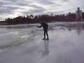Långfärdsskridsko: Söderhamnsfjärden 2008-02-17