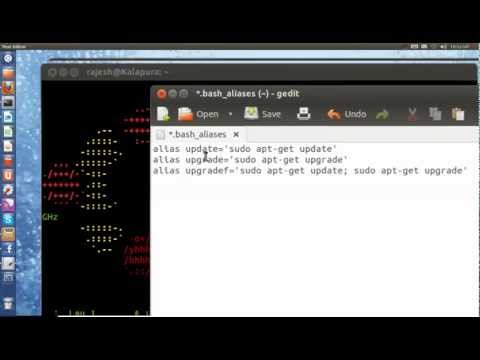 how to define alias in ubuntu