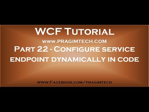 how to define endpoints for wcf service