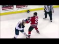 Eric Boulton vs Andrew Peters Oct 16, 2009