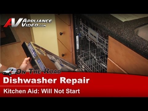 how to reset kitchenaid dishwasher