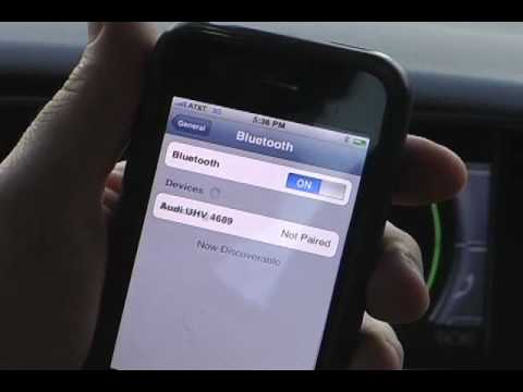 how to bluetooth music to audi