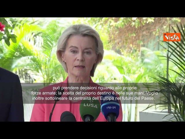Piano pace Ucraina, von der Leyen: Solo Kiev può decidere sul suo esercito