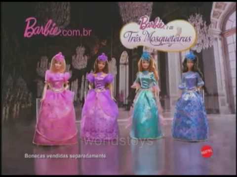 2009 º Barbie y las tres mosqueteras 2 en 1 princesa/mosquetera comercial [ESP-LATINO]
