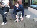 a local rock group named winston performing, on the side walk.
check them out at www.myspace.com/mywinston
all songs have been written and produced by the band winston.
shot by sam d.