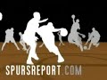 dirk nowitzki goes down hard against the spurs