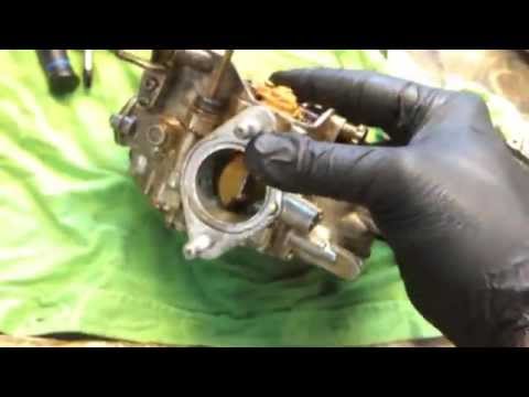 how to clean a yamaha warrior carburetor