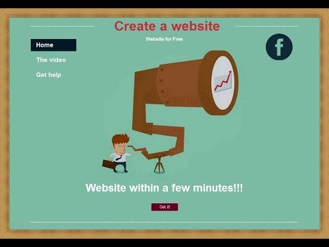 how to create free website