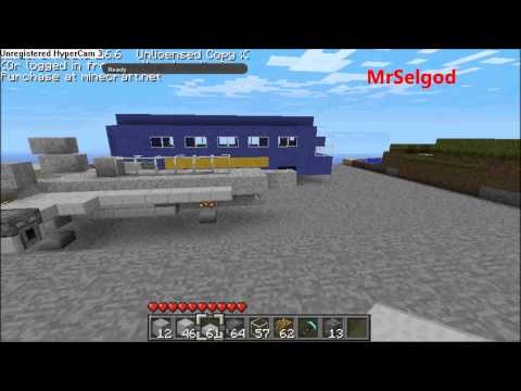 how to make a f 18 in minecraft
