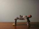 G.I. Joe does Sit-Ups (Stop Animation)