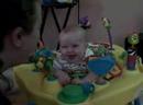 Recorded on June 15, 2008 using a Flip Video camcorder. Mr. Kickypants laughing at his mama.