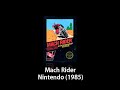 mach rider is a futuristic driving video game created by nintendo. it was first released on october 18, 1985 for the nintendo entertainment system, as one of the 18 initial launch games. a month later, on november 21, the title was released in japan. on march 15, 1987 it was released in europe and australia. in july 2007 a modified version was released on the wii's virtual console, which allowed designed tracks to be saved.