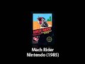 mach rider is a futuristic driving video game created by nintendo. it was first released on october 18, 1985 for the nintendo entertainment system, as one of the 18 initial launch games. a month later, on november 21, the title was released in japan. on march 15, 1987 it was released in europe and australia. in july 2007 a modified version was released on the wii's virtual console, which allowed designed tracks to be saved.