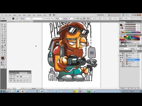 how to draw t shirt designs in illustrator
