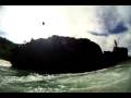4 girls take the drop at Waimea