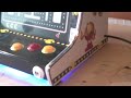pac-man arcade cabinet 60in1 galaga,donkey kong,centipede,prices and info. on www.tinyarcade.co.uk the most popular games of all time: pacman, galaga, donkey kong, frogger, and so many more that made the arcade era such a big hit, you can find it here in this arcade classic bartop. all 60 games play as they originally did in their original dedicated box. this classic arcade bartop beauty is brand new professionally built, with a sharp 17 inch lcd color monitor and was designed to be strong, light and highly compact (that's why is not made by chipboard or mdf but from high-densities pvc foam. great for game rooms, kitchen and family rooms, on the counter top or bar, bedroom or employees lounge (it can also save the high score). this is an unique video game entertainment system and it can be a very special and rare present or a perfect christmas gift. enjoy this amazing game that will keep you, your children or friends entertained for thousands of hours. this will bring you back old memories and the incredible gameplay that only an arcade game machine can give to you: years of classic arcade fun (the game masters know what i meant). no coin slot free play. just tell me on dabarduba@yahoo.co.uk if you want to own another one with coin counter and key/coin mech. for professional players :the joystick is an 