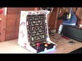 pac-man arcade cabinet 60in1 galaga,donkey kong,centipede,prices and info. on www.tinyarcade.co.uk the most popular games of all time: pacman, galaga, donkey kong, frogger, and so many more that made the arcade era such a big hit, you can find it here in this arcade classic bartop. all 60 games play as they originally did in their original dedicated box. this classic arcade bartop beauty is brand new professionally built, with a sharp 17 inch lcd color monitor and was designed to be strong, light and highly compact (that's why is not made by chipboard or mdf but from high-densities pvc foam. great for game rooms, kitchen and family rooms, on the counter top or bar, bedroom or employees lounge (it can also save the high score). this is an unique video game entertainment system and it can be a very special and rare present or a perfect christmas gift. enjoy this amazing game that will keep you, your children or friends entertained for thousands of hours. this will bring you back old memories and the incredible gameplay that only an arcade game machine can give to you: years of classic arcade fun (the game masters know what i meant). no coin slot free play. just tell me on dabarduba@yahoo.co.uk if you want to own another one with coin counter and key/coin mech. for professional players :the joystick is an 