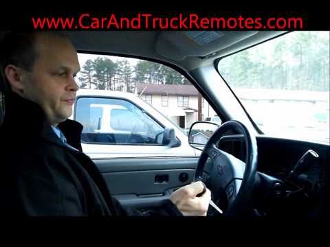 How to Program Keyless Remote for GM trucks and SUVs