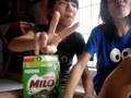 Stuffing ourselves with Milo Cereal